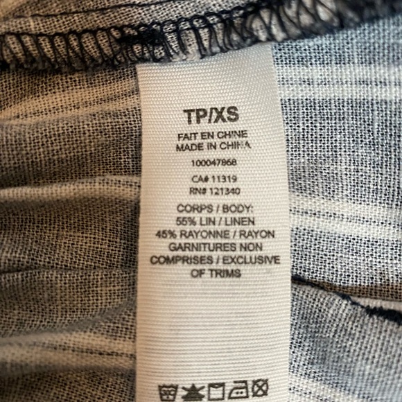 Navy striped pants - Picture 9 of 10